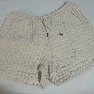 OAS Cream High Waist Women's Shorts